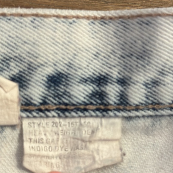 BRITTANIA Vintage Acid Wash Jeans Relaxed Fit Taper High Rise Size 30 - Picture 8 of 9